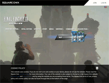 Tablet Screenshot of finalfantasyxv.com